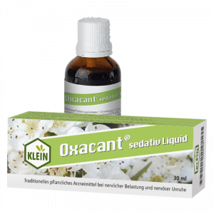 Oxacant® sedativ Liquid enthält: Weißdorn, Baldrian, Melisse und Herzgepannkraut